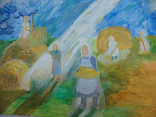 «На сенокосе» Маракова Милана 11 лет