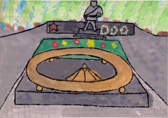 «Вечный огонь» Рябова Василиса 7 лет