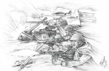 «За Родину» Терехов Арсений 6 лет Победитель в номинации «Совместное творчество детей и родителей»