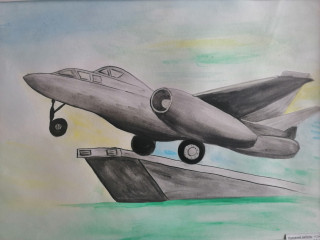 «Самолет Ил-28» Яхлакова Надежда 14 лет 