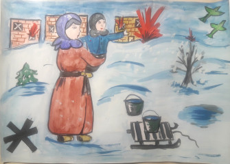 «Блокадный Ленинград» Вдовина Ульяна 8 лет