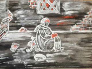 «Война» Груздева Карина 15 лет 2 место в старшей группе