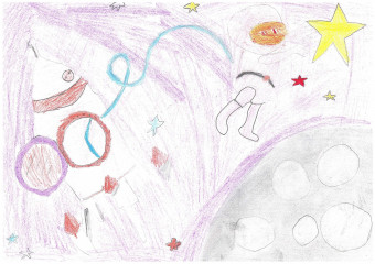 «Я в космосе» Вахрушев Егор 8 лет