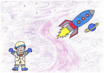 «Космическая вселенная» Богданов Артемий 8 лет