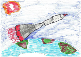 «Летим к планетам» Козлов Даниил 12 лет