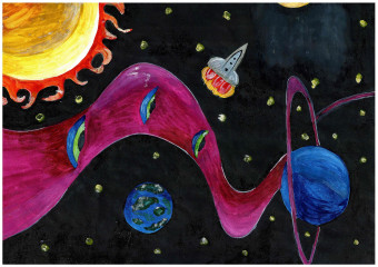 «Млечный путь» Демичев Захар 9 лет