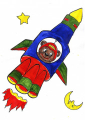 «На ракете полетим» Емеличева Алевтина 12 лет