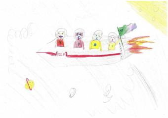 «Первые в космосе» Черпухина Варвара 9 лет