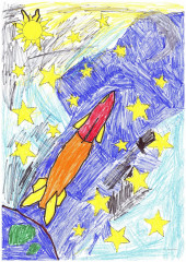 «В космосе» Мекеров Никита 8 лет