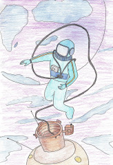 «Выход в космос» Демичев Захар 9 лет