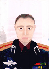 1 место «Портрет космонавта В.Е. Преображенского» Шалыгина Дарья 14 лет