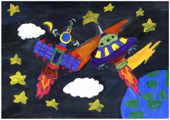 3 место «Удивительный мир космоса» Чешина Софья 13 лет 